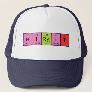 Birgit periodic table name hat