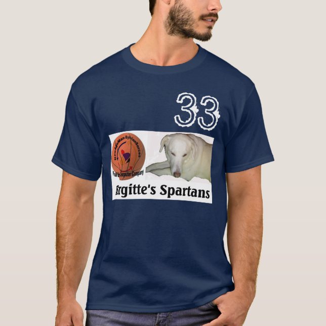 Birgitte's Spartans, 33 - Customised T-Shirt (Front)
