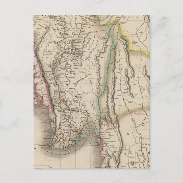 Birmah, Anam, Siam, Thailand Postcard (Front)