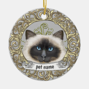 Birman Cat  Loving Memory ornament