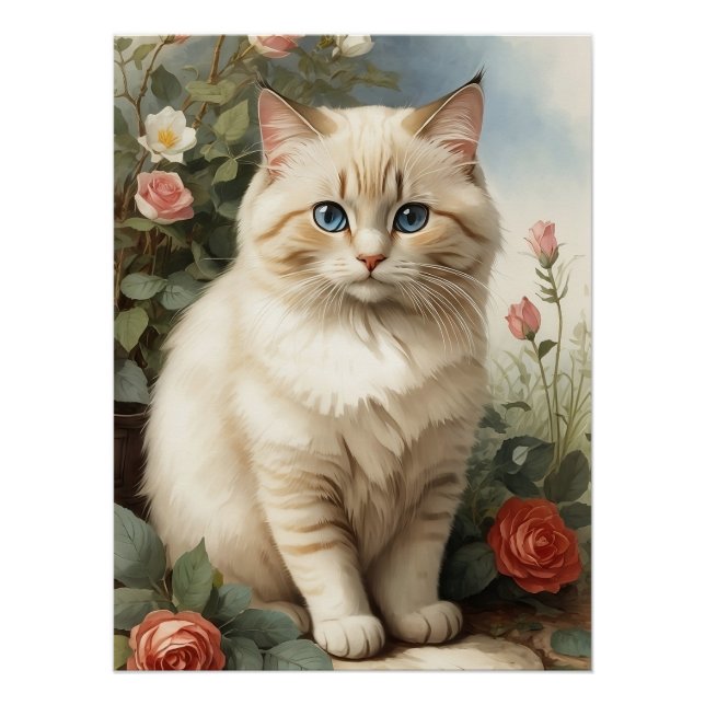 Birman Cat Poster (Front)