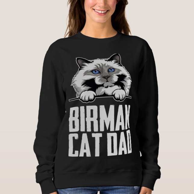 Birman kitten  Birman mom  Birman dad  3 Sweatshirt (Front)