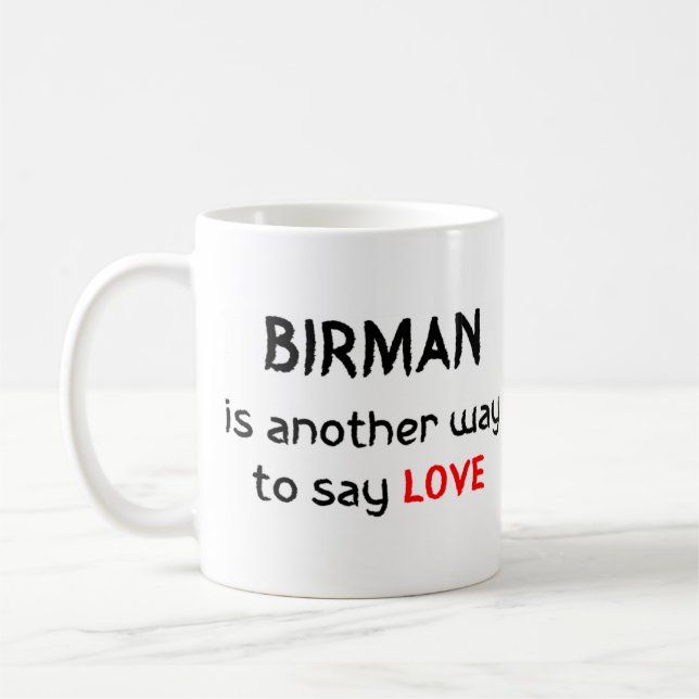 birman love coffee mug (Left)