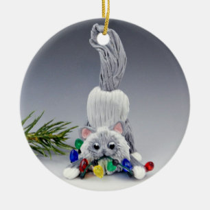Birman Ragdoll Cat Ceramic Ornament