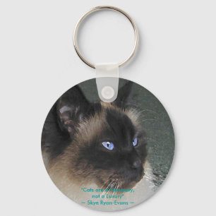 BIRMAN RAGDOLL CAT Collection Key Ring