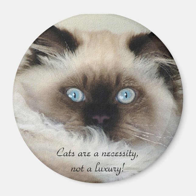 Birman - Ragdoll Cat Lover Magnet (Front)