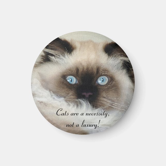 Birman - Ragdoll Cat Lover Magnet (Front)