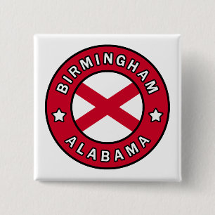 Birmingham Alabama 15 Cm Square Badge