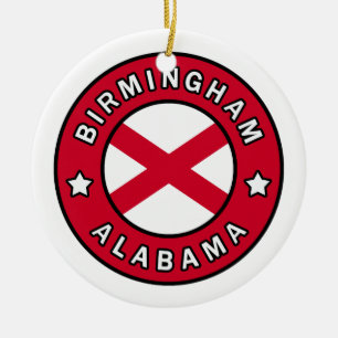 Birmingham Alabama Ceramic Tree Decoration