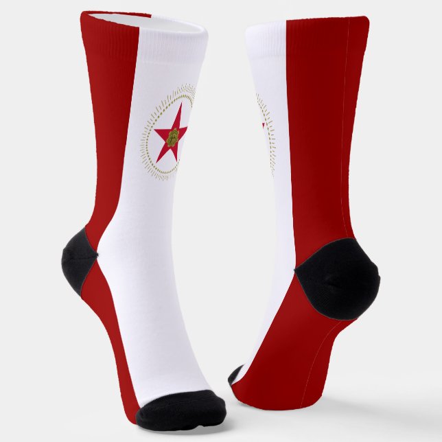 Birmingham (Alabama) city flag Socks (Angled)
