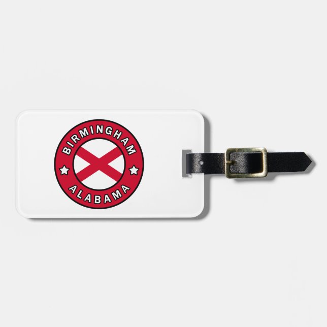 Birmingham Alabama Luggage Tag (Front Horizontal)