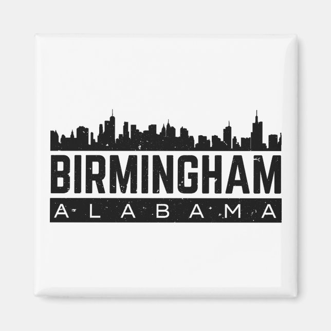 Birmingham Alabama Magnet (Front)