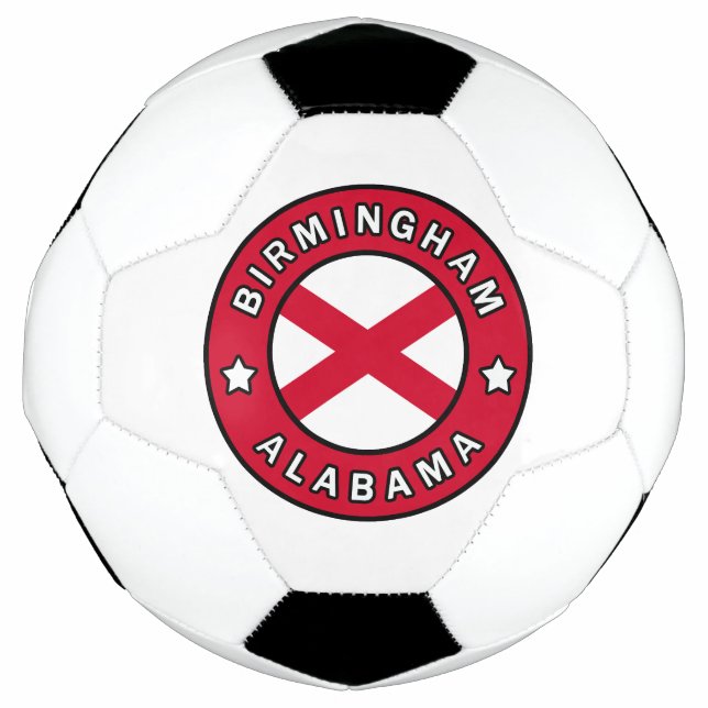 Birmingham Alabama Soccer Ball (Front)