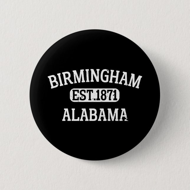 Birmingham Alabama Vintage 6 Cm Round Badge (Front)