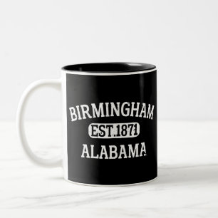 Birmingham Alabama Vintage Two-Tone Coffee Mug