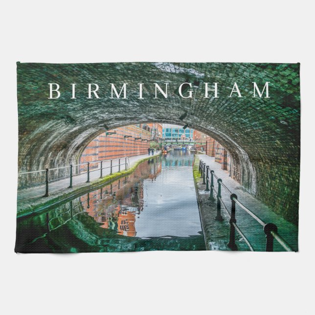 Birmingham canal tunnel tea towel (Horizontal)