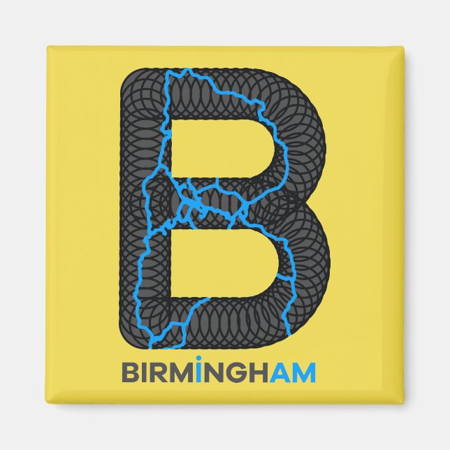 Birmingham Canals Magnet (Front)