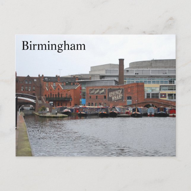 Birmingham Canals Postcard (Front)