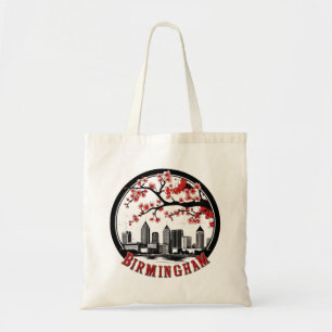Birmingham City Alabama  Skyline  T-Shirt Tote Bag