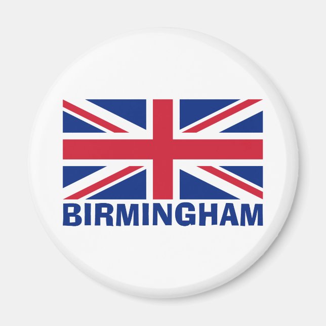 Birmingham in Blue Magnet (Front)