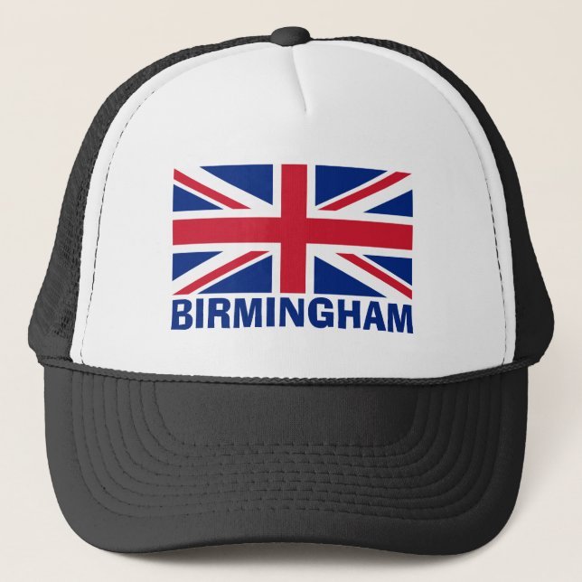 Birmingham in Blue Trucker Hat (Front)