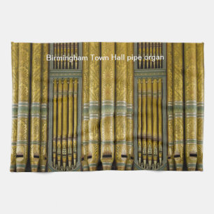 Birmingham organ kitchen towel