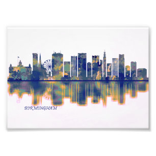Birmingham Skyline Photo Print