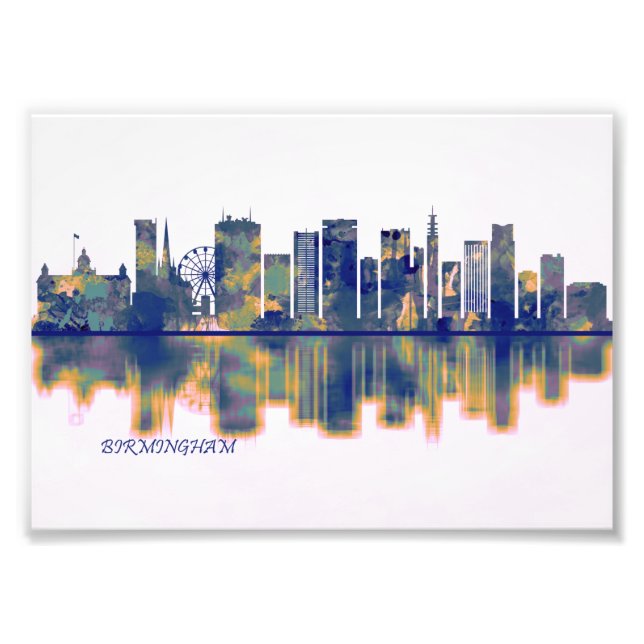 Birmingham Skyline Photo Print (Front)