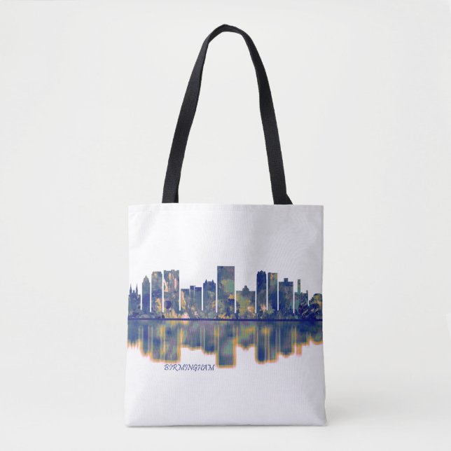 Birmingham Skyline Tote Bag (Front)