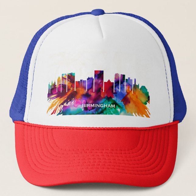 Birmingham Skyline Trucker Hat (Front)