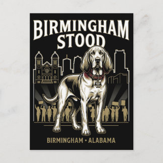 Birmingham Stood Bloodhound Civil Rights Heritage Postcard