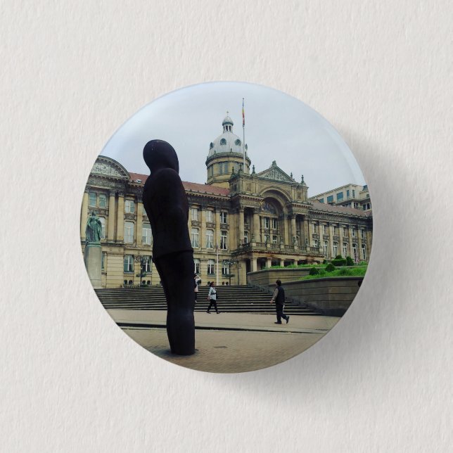 Birmingham Victoria Square 3 Cm Round Badge (Front)