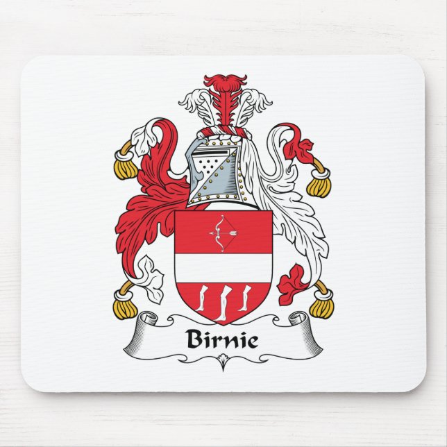 Birnie Family Crest Mouse Pad (Front)