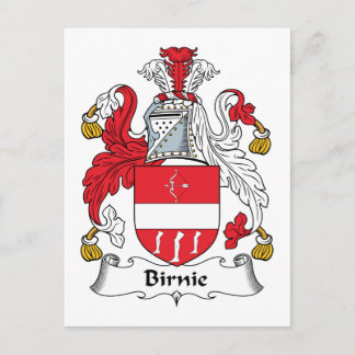 Birnie Family Crest Postcard