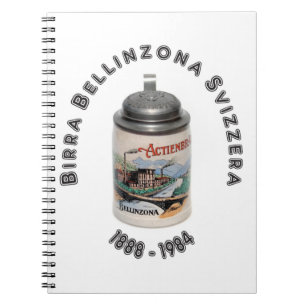 Birra Bellinzona Svizzera Nootbook Spiral Notebook