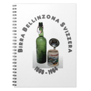 Birra Bellinzona Svizzera Nootbook Spiral Notebook