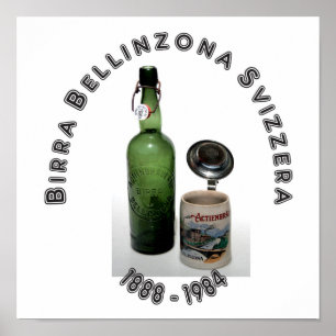 Birra Bellinzona Svizzera Poster