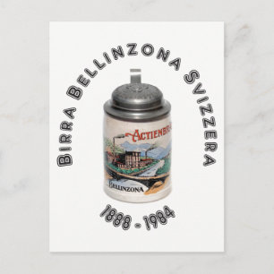 Birra Bellinzona Svizzera Postkarte Postcard