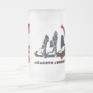 BIRRA DECIMA MAS FROSTED GLASS BEER MUG