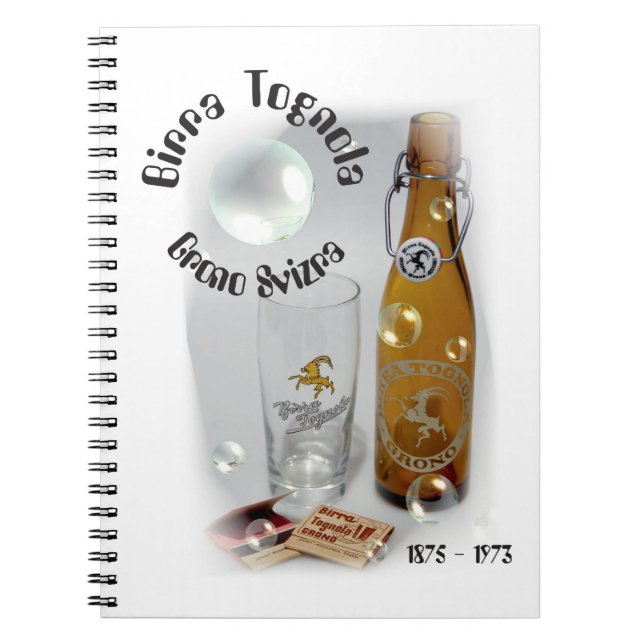 Birra Tognola Grono Svizra Nootbook Spiral Notebook (Front)
