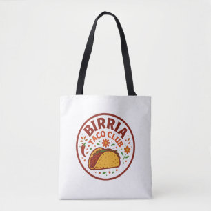 Birria Taco Club Food Lover Tote Bag