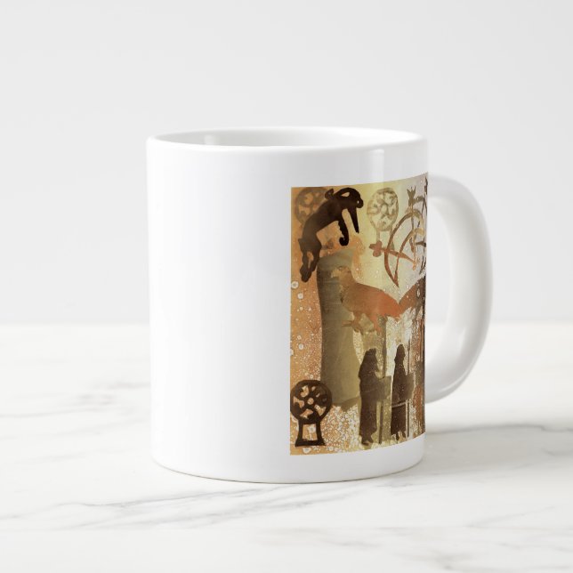 Birsay Ceremony 1996 Large Coffee Mug (Front Right)