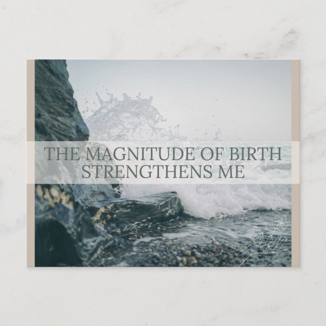 Birth Affirmation Card (Front)