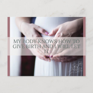 Birth Affirmation Card