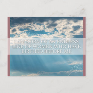 Birth Affirmation Card