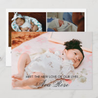 Birth Announcement | Multi Photo Collage