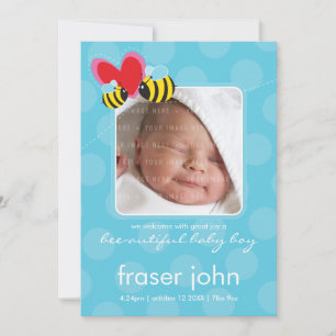 BIRTH ANNOUNCEMENTS :: bee-autiful 1P