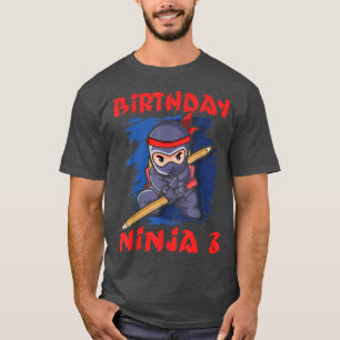 Birth Born Age 3 Years Old Anime Kawaii Japan Japa T-Shirt