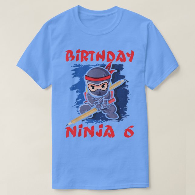 Birth Born Age 6 Years Old Anime Kawaii Japan Japa T-Shirt (Design Front)