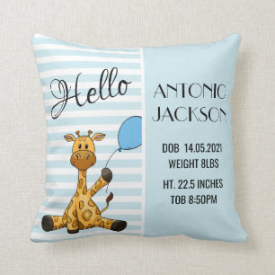 Birth Certificate Pillow